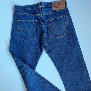Levi’s 501 31x34 Dark Blue Denim Jeans